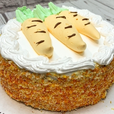 Торт Постный морковный с персиком - торт изготавливается только в период православных постов.
