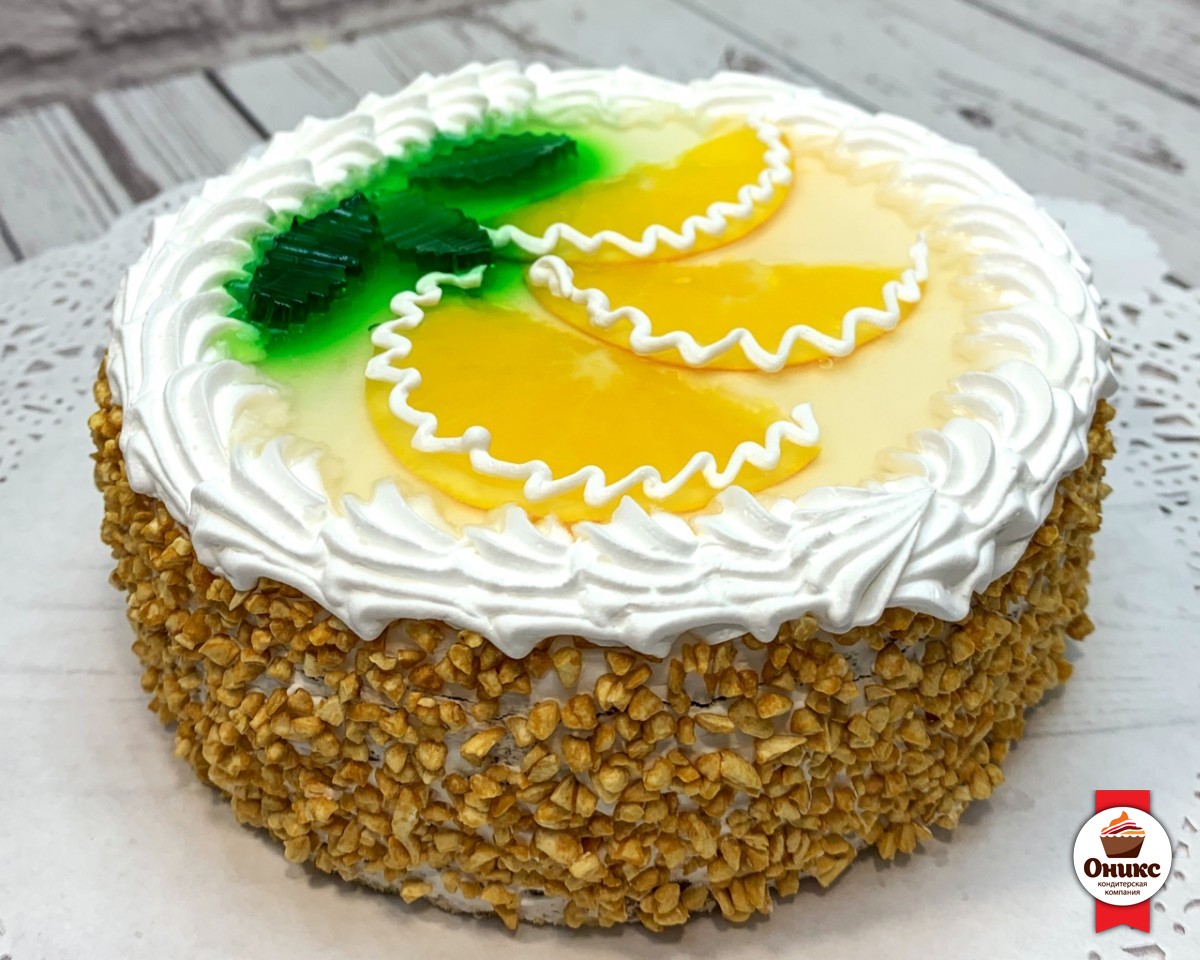 Торт Постный апельсиновый - торт изготавливается только в период православных постов.