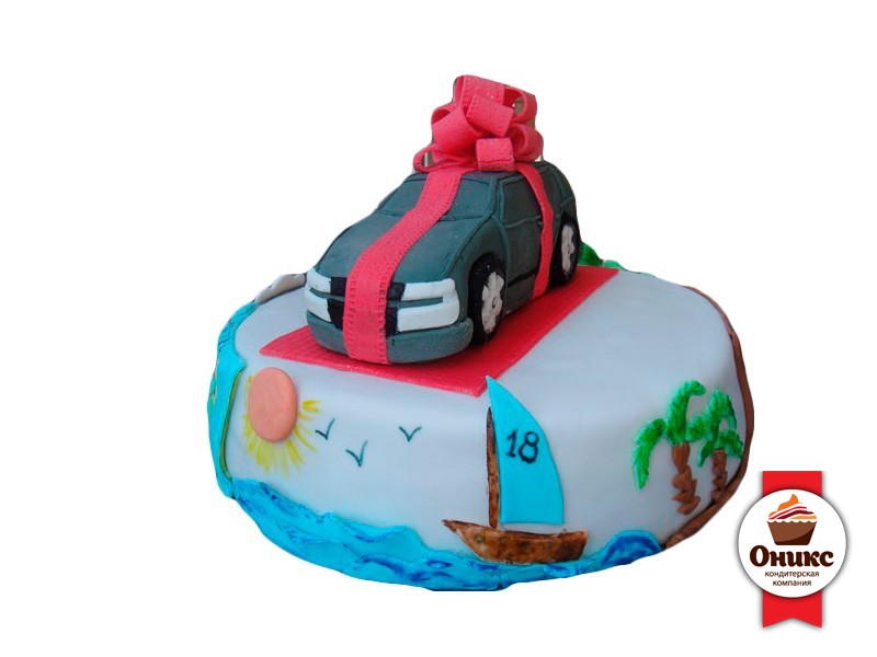 Торт ко дню рождения №9