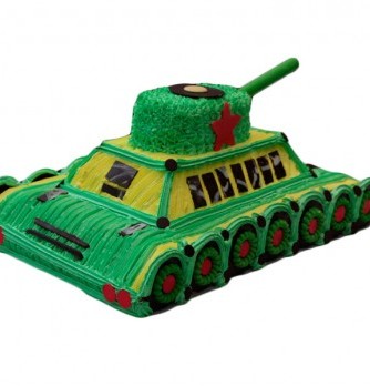 Торт к 23 февраля №1