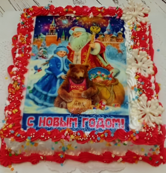 Торт к новому году №14