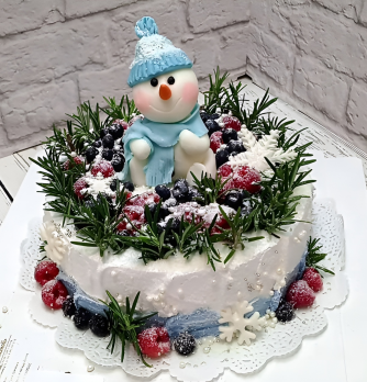 Торт к новому году №22