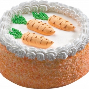 Торт Постный морковный с персиком