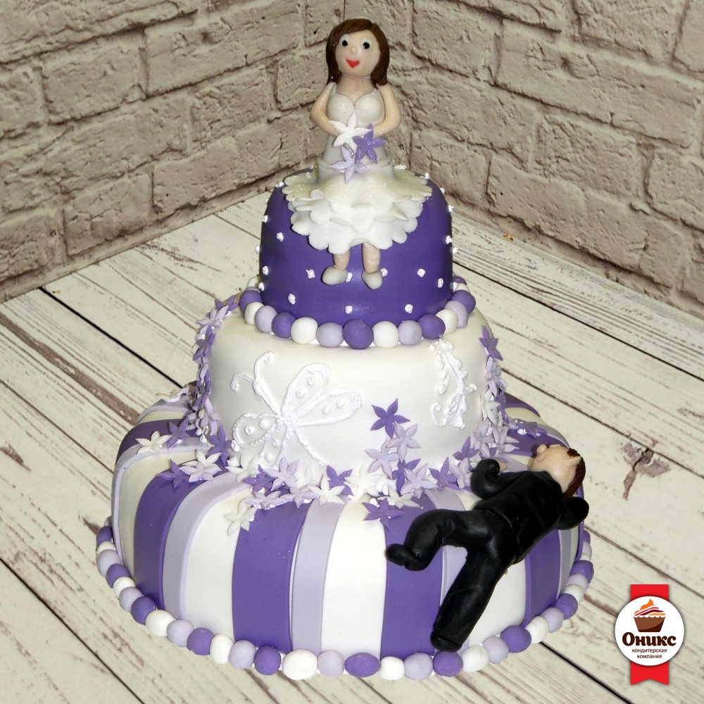 Креативный торт на свадьбу